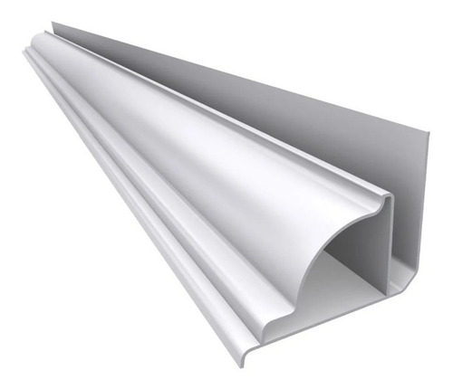 Pvc 10mm perfil perimetral c/moldura x 3m blanco